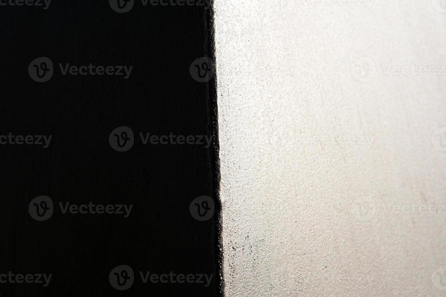 Close up Metal Box Surface with Light and Shadow. photo