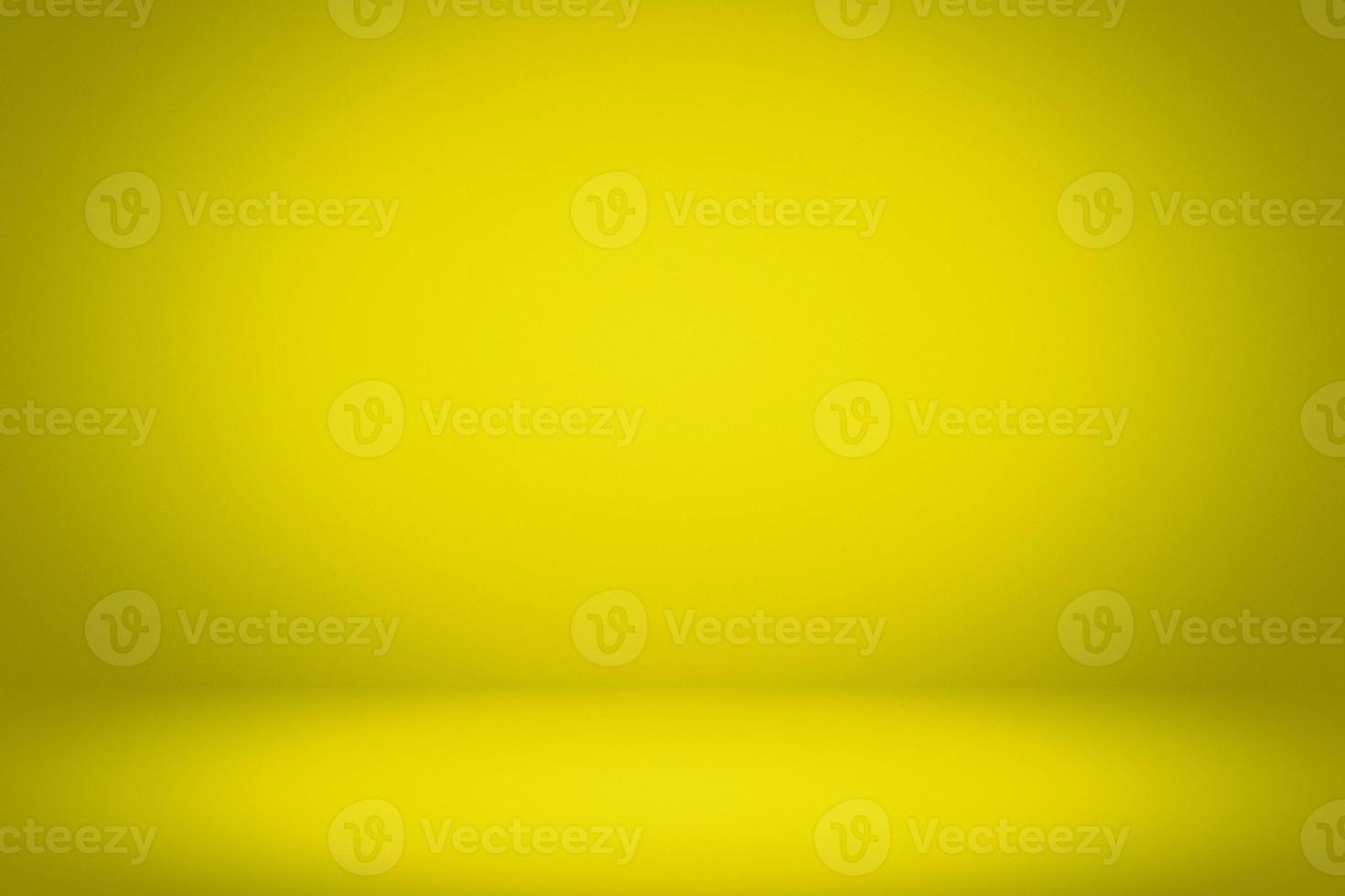Abstract Gradient Yellow Studio Room Illustration Background, Suitable for Product Presentation and Backdrop. photo