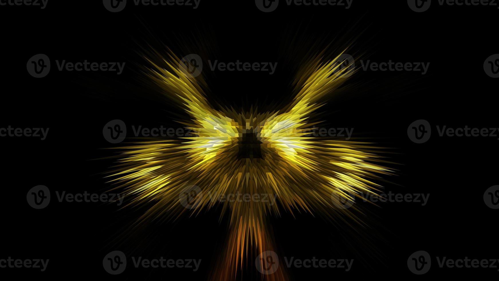 Digital Rendering Lighting Strike Electric Background photo