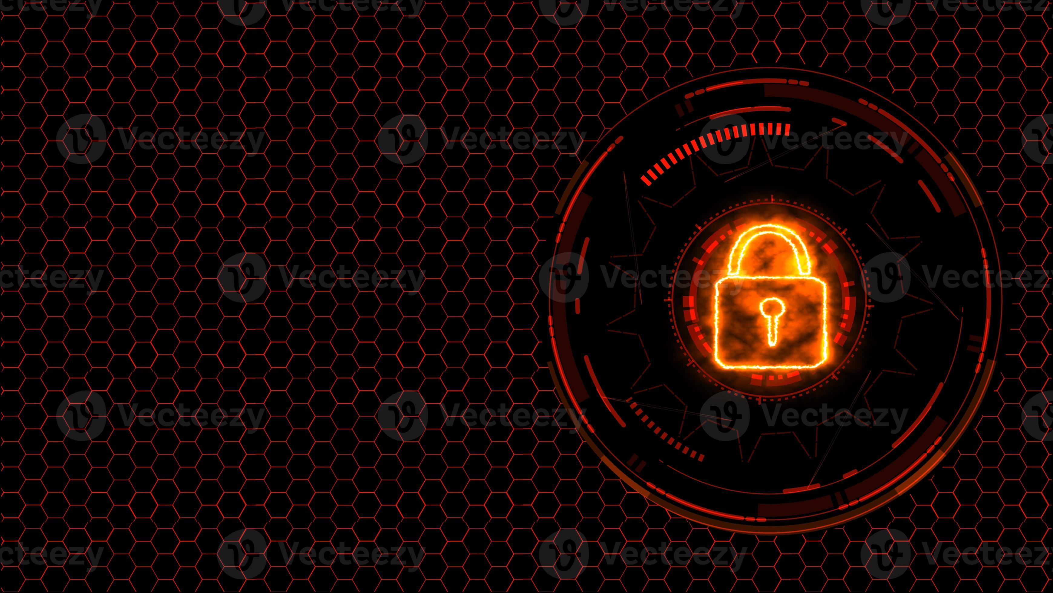 Quantum cryptography security lock matrix technology hexagon wire