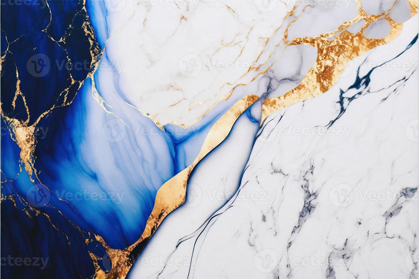 Elegant Blue, White, and Gold Marble Texture for high-end designs. Stunning image for website backgrounds, social media posts, and more. Bold, sleek patterns with luxurious color palette. photo