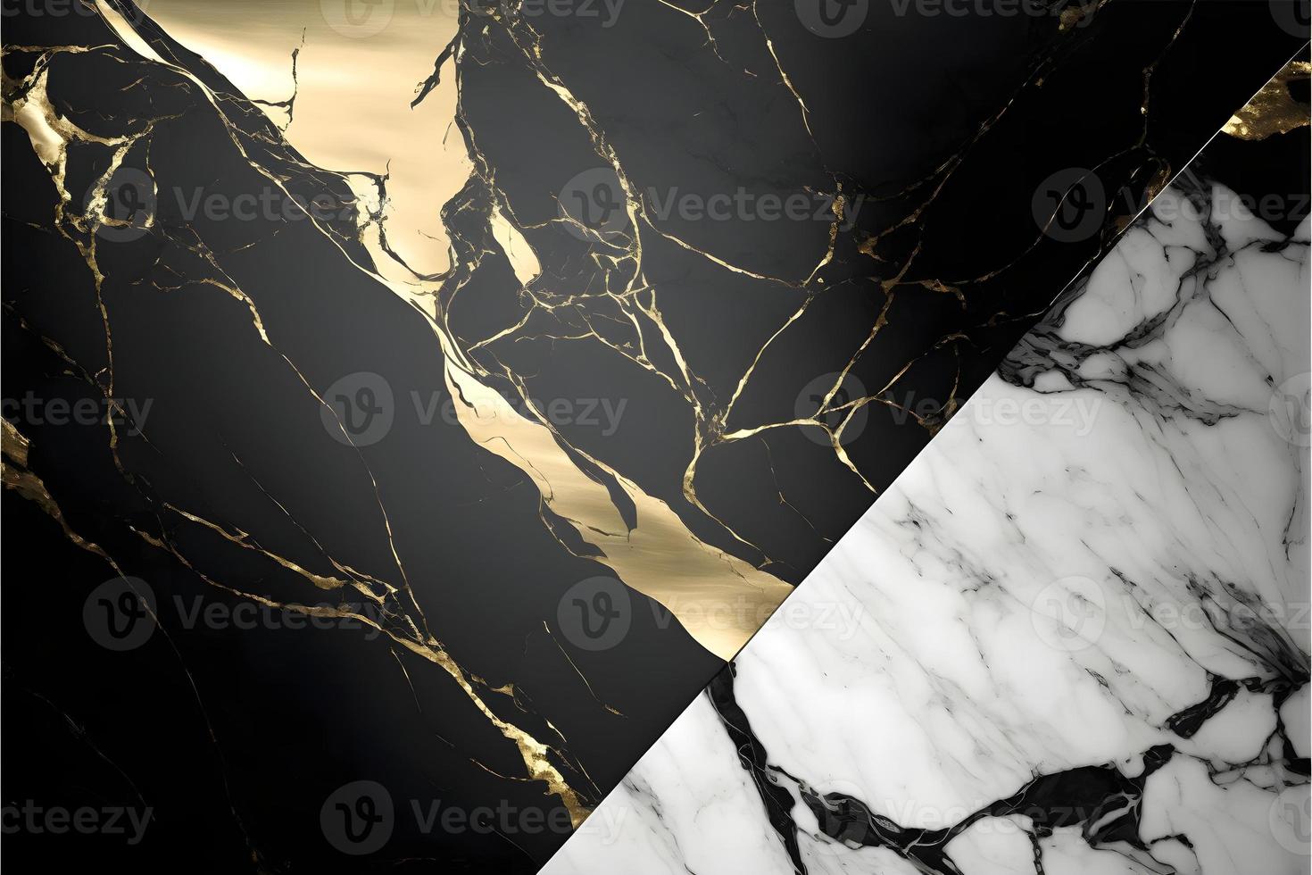 Elegant black, white, and gold marble background texture for use in design projects photo