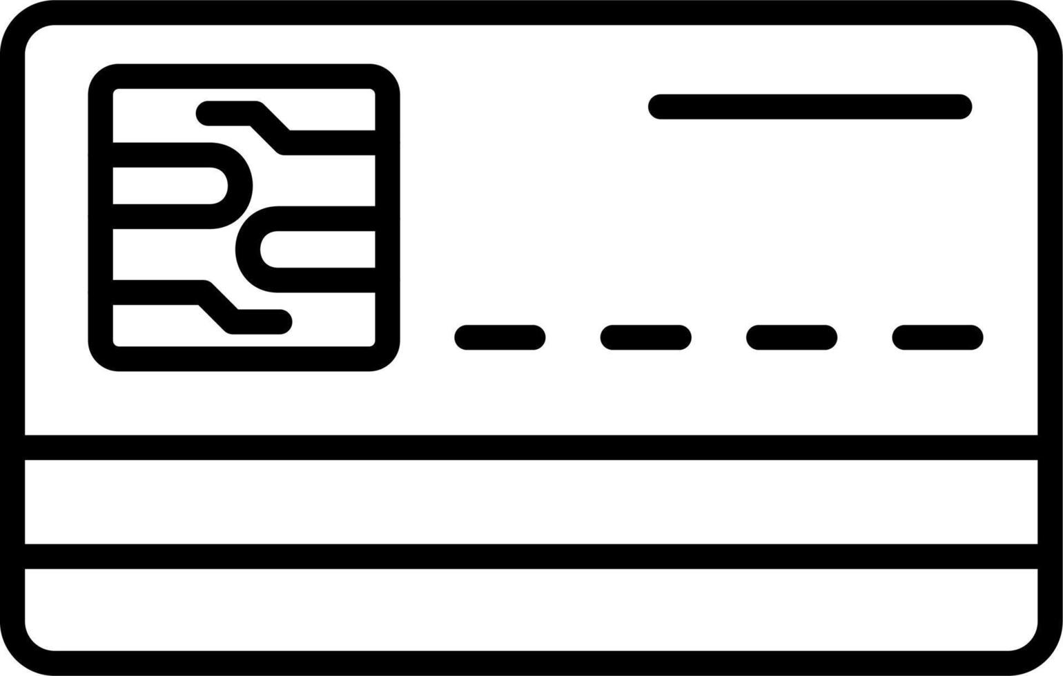 Smart Card Vector Icon