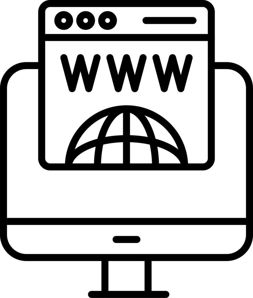 Domain Registration Vector Icon