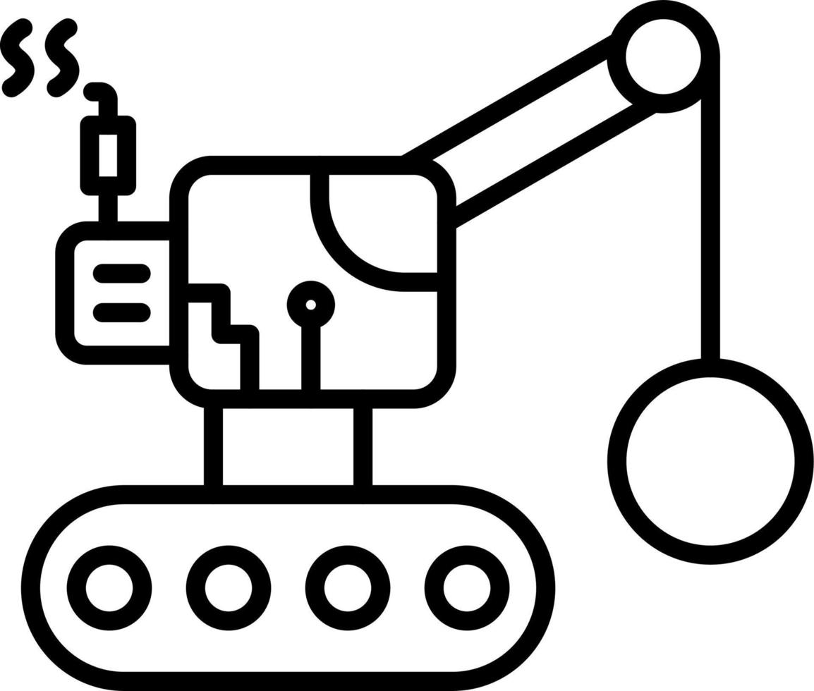 Wrecking Ball Vector Icon