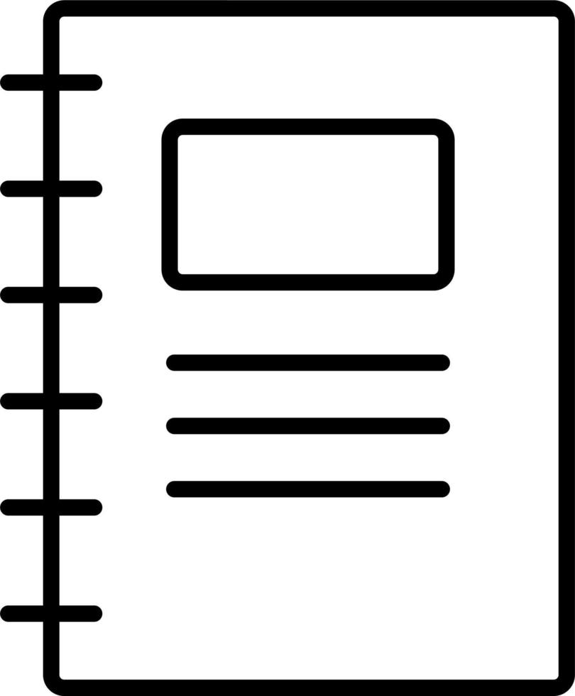 Notepad Vector Icon