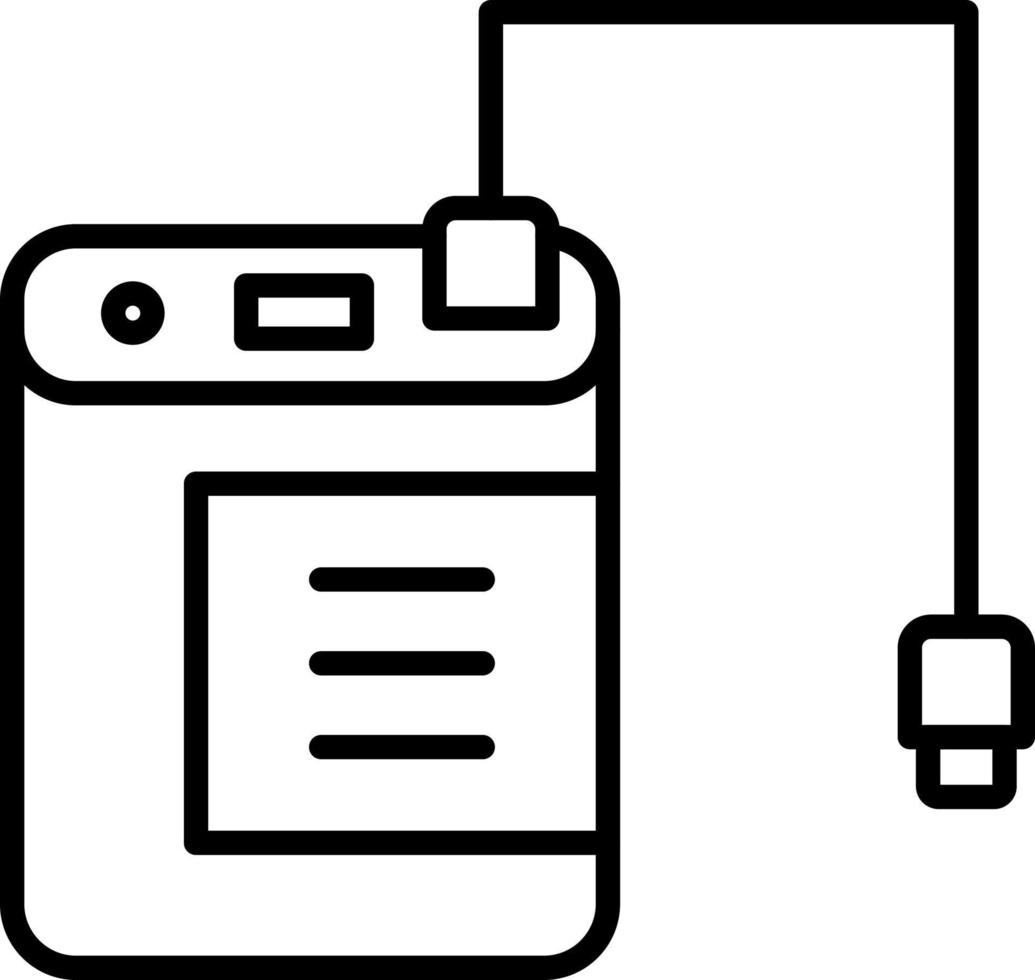 External Hard Drive Vector Icon