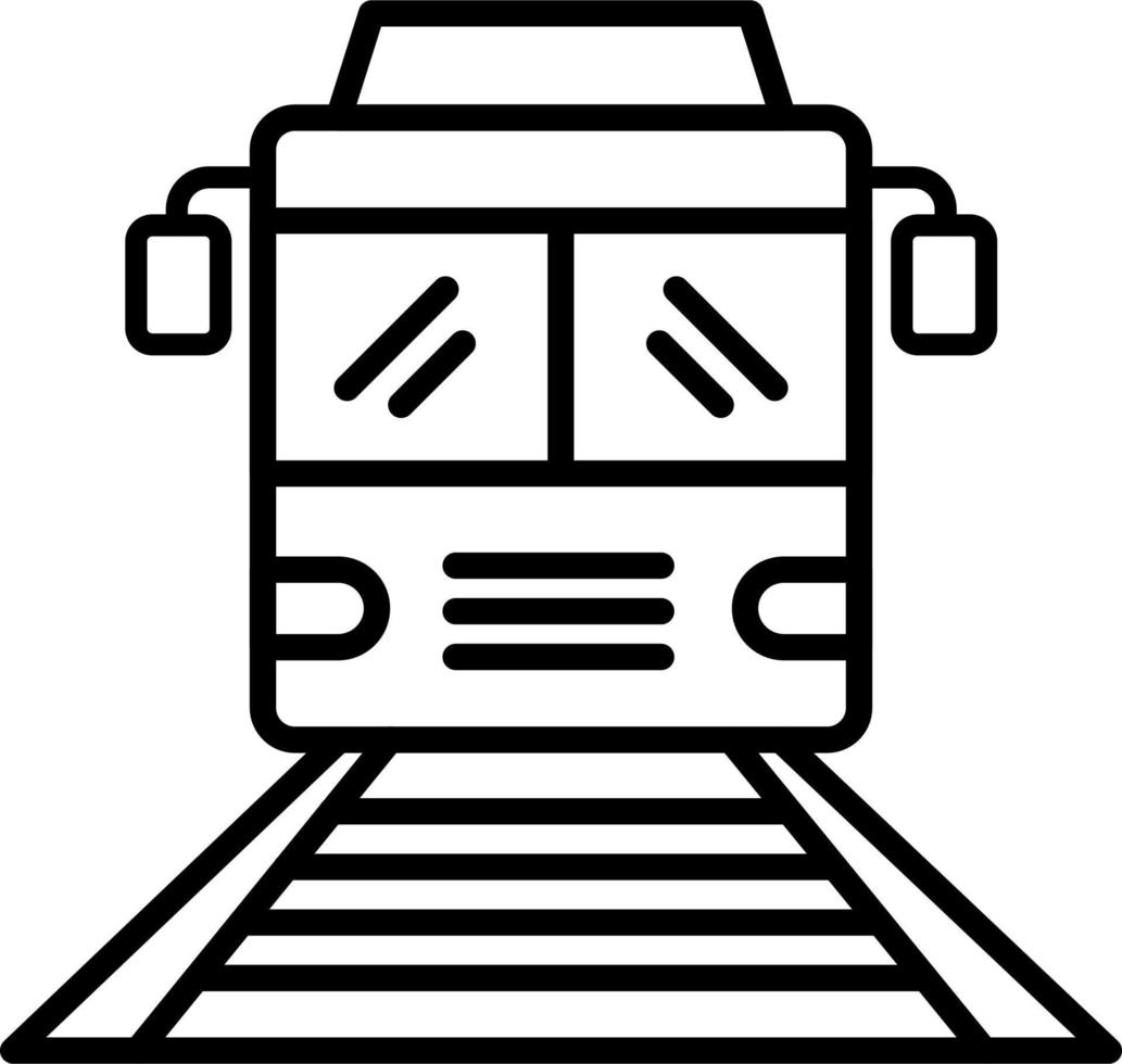 icono de vector de tren