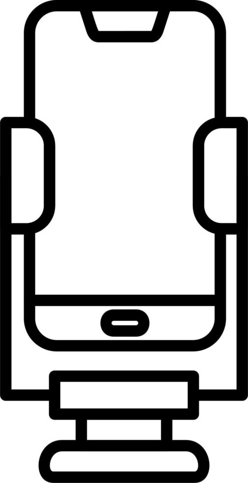 Smartphone Stand Vector Icon