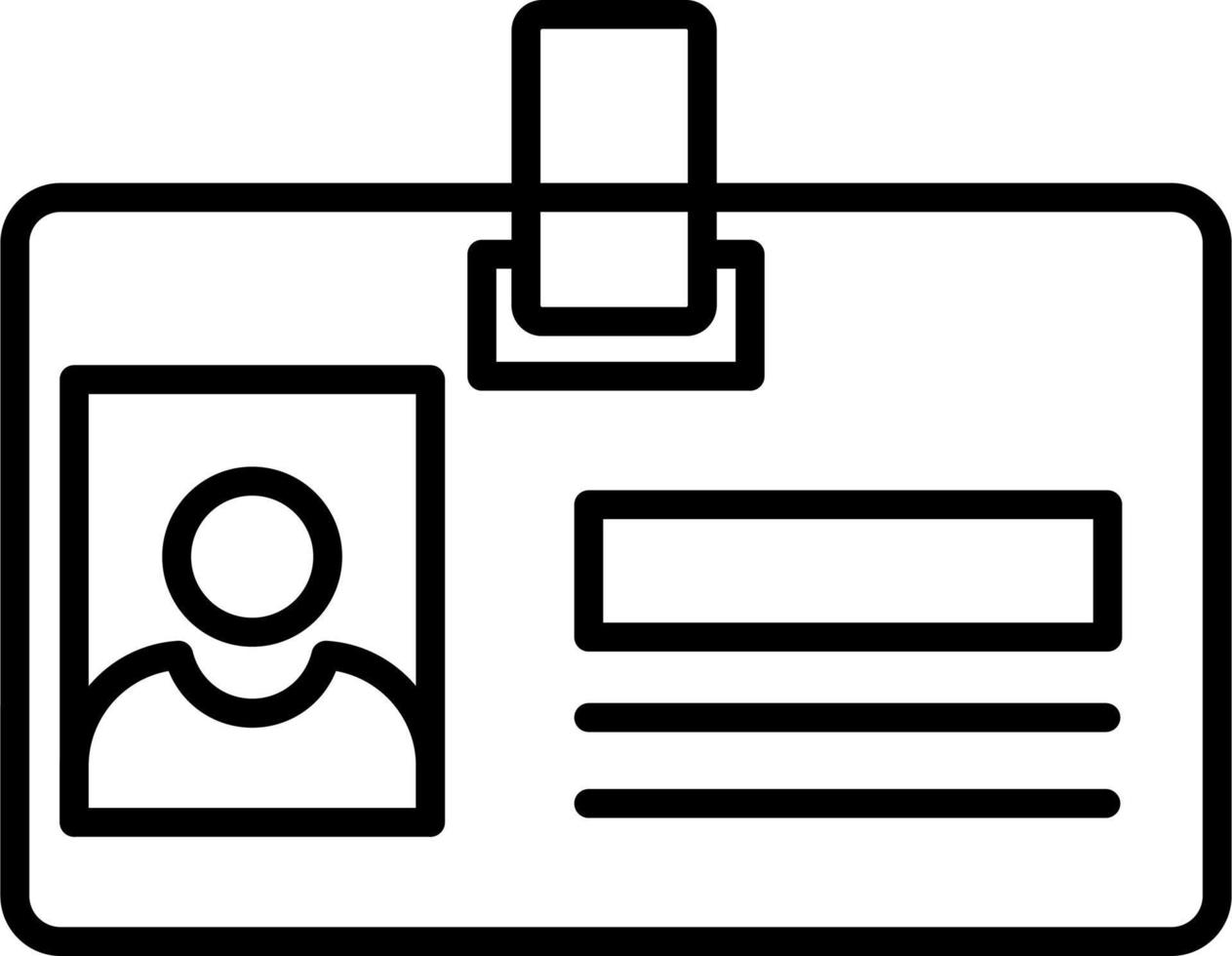 Identity Card Vector Icon