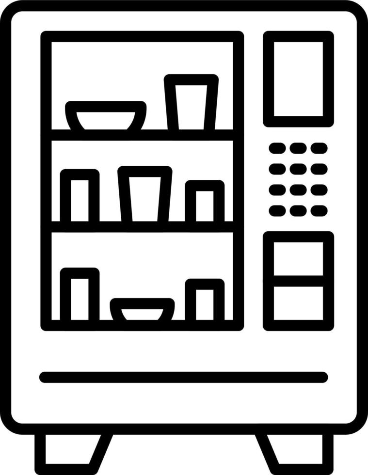 Vending Machine Vector Icon