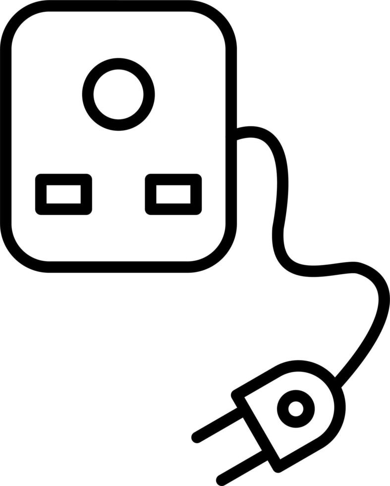 Plug And Socket Vector Icon