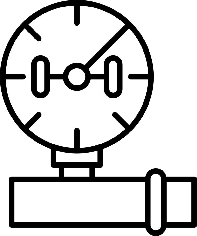 Pressure Gauge Vector Icon