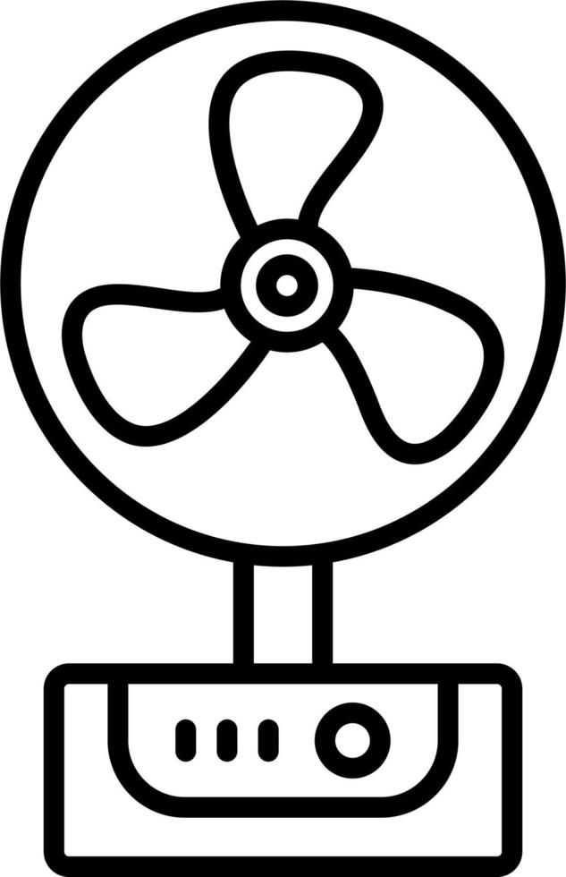 icono de vector de ventilador