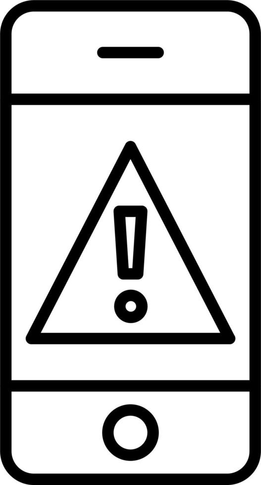 Mobile Alert Vector Icon