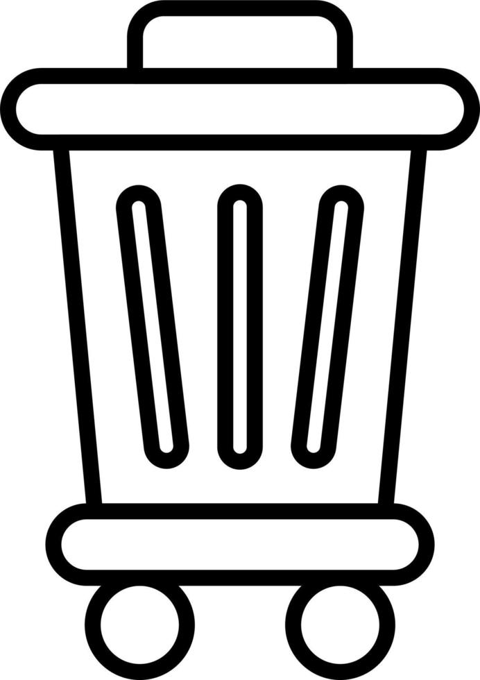 Trash Bin Vector Icon
