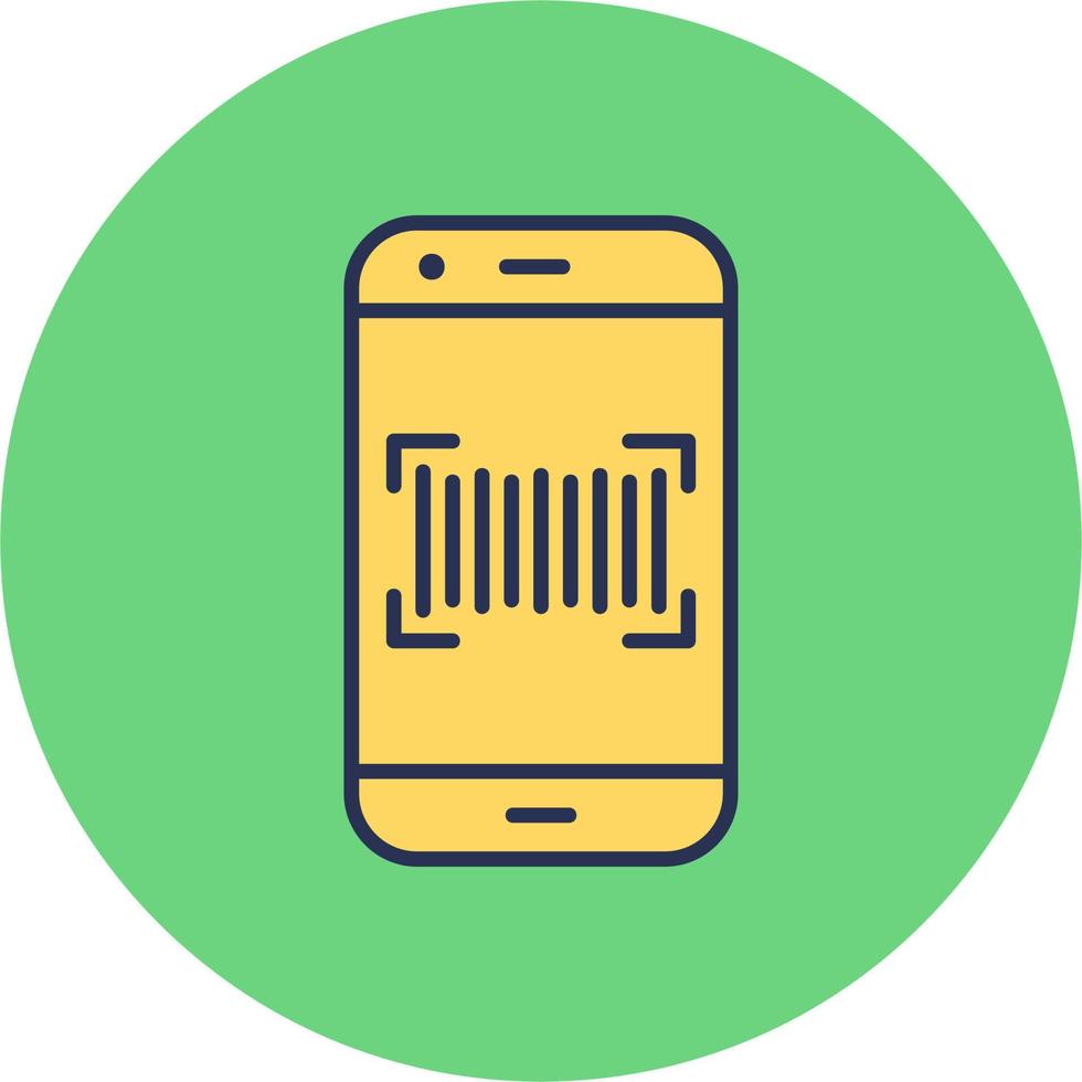 Phone Scanning Vector Icon