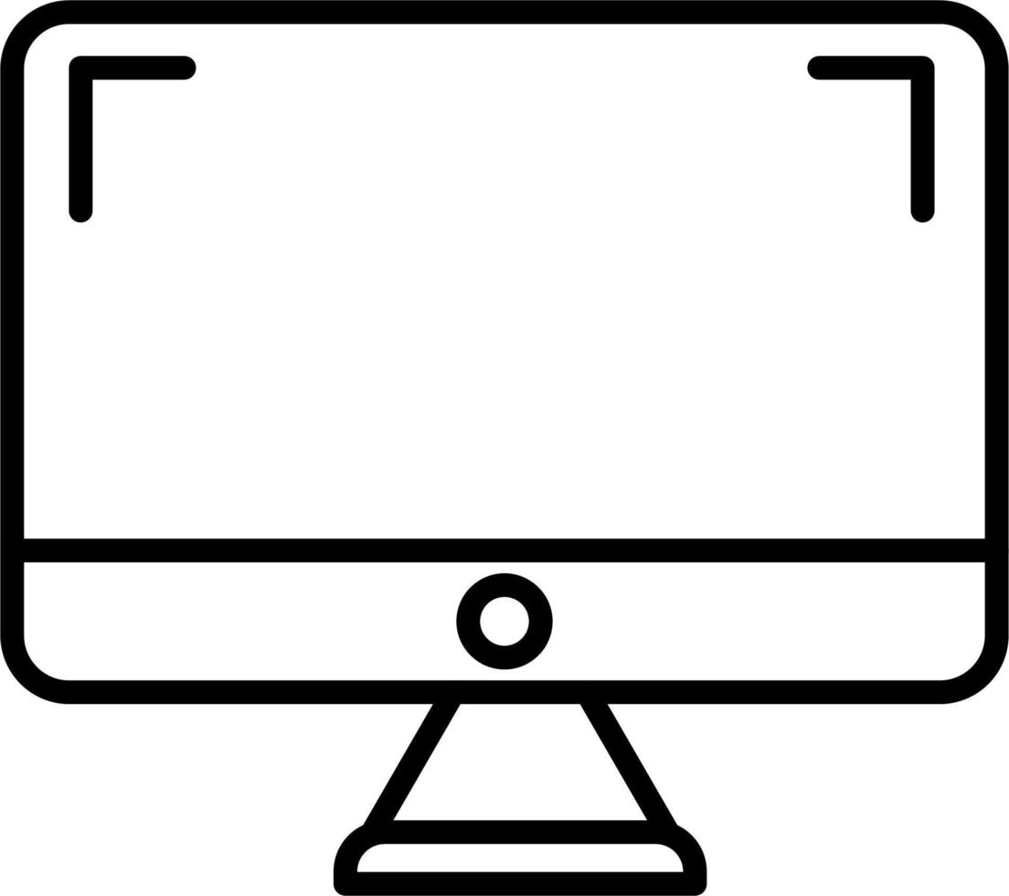 Monitor Vector Icon