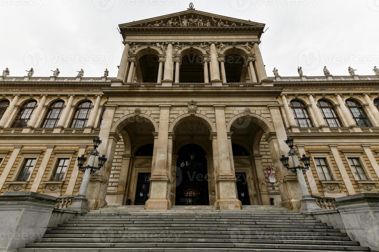 Main building of the University of Vienna in Vienna, Austria built in 1873. photo