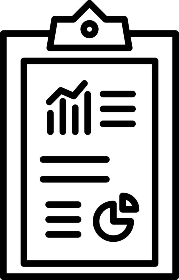 Work Report Vector Icon