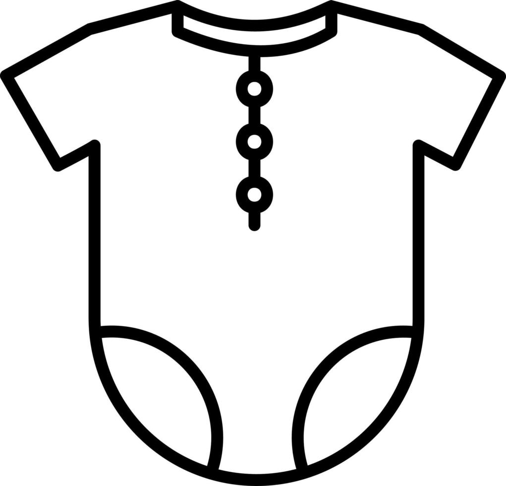 Baby Outfit Vector Icon