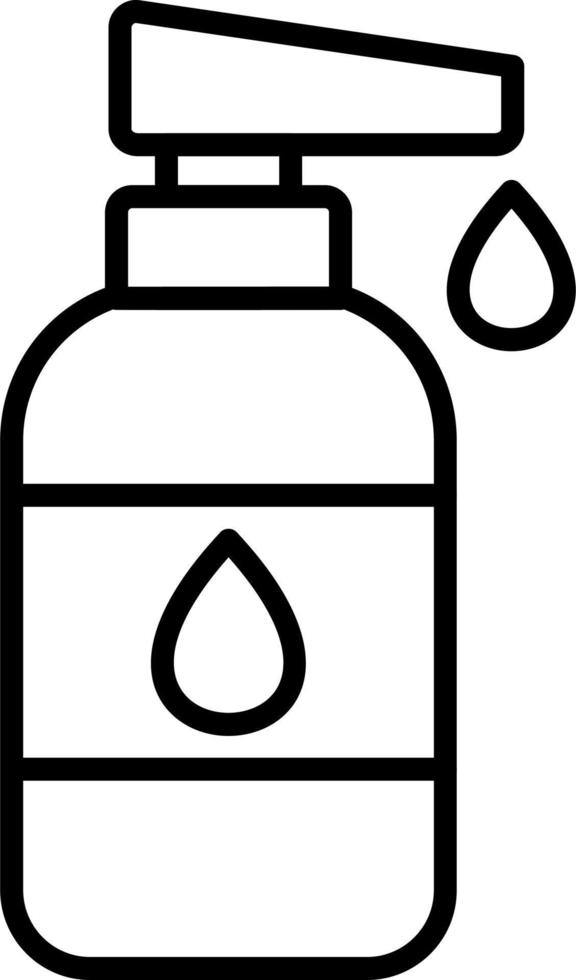 Baby lotion Vector Icon