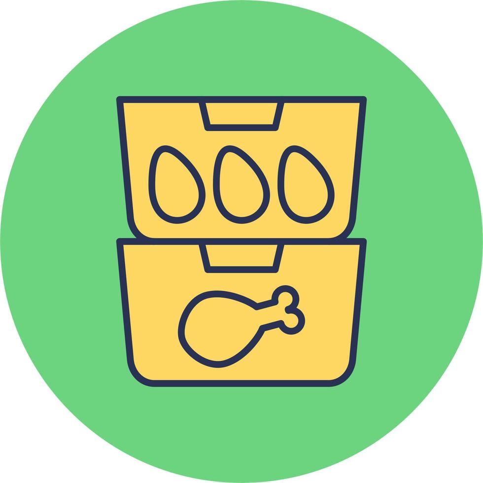 Food Containers Vector Icon