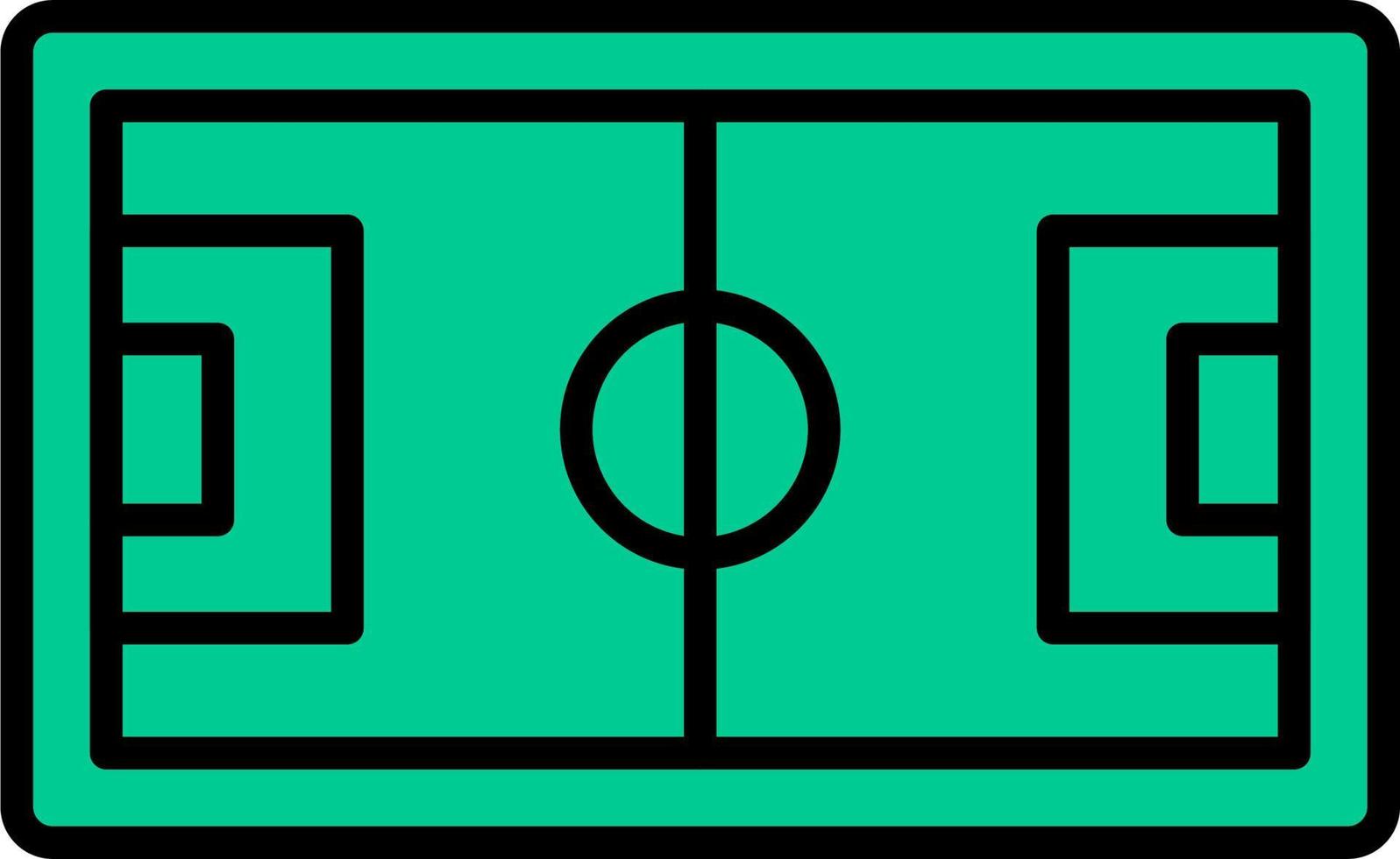 Football Pitch Vector Icon