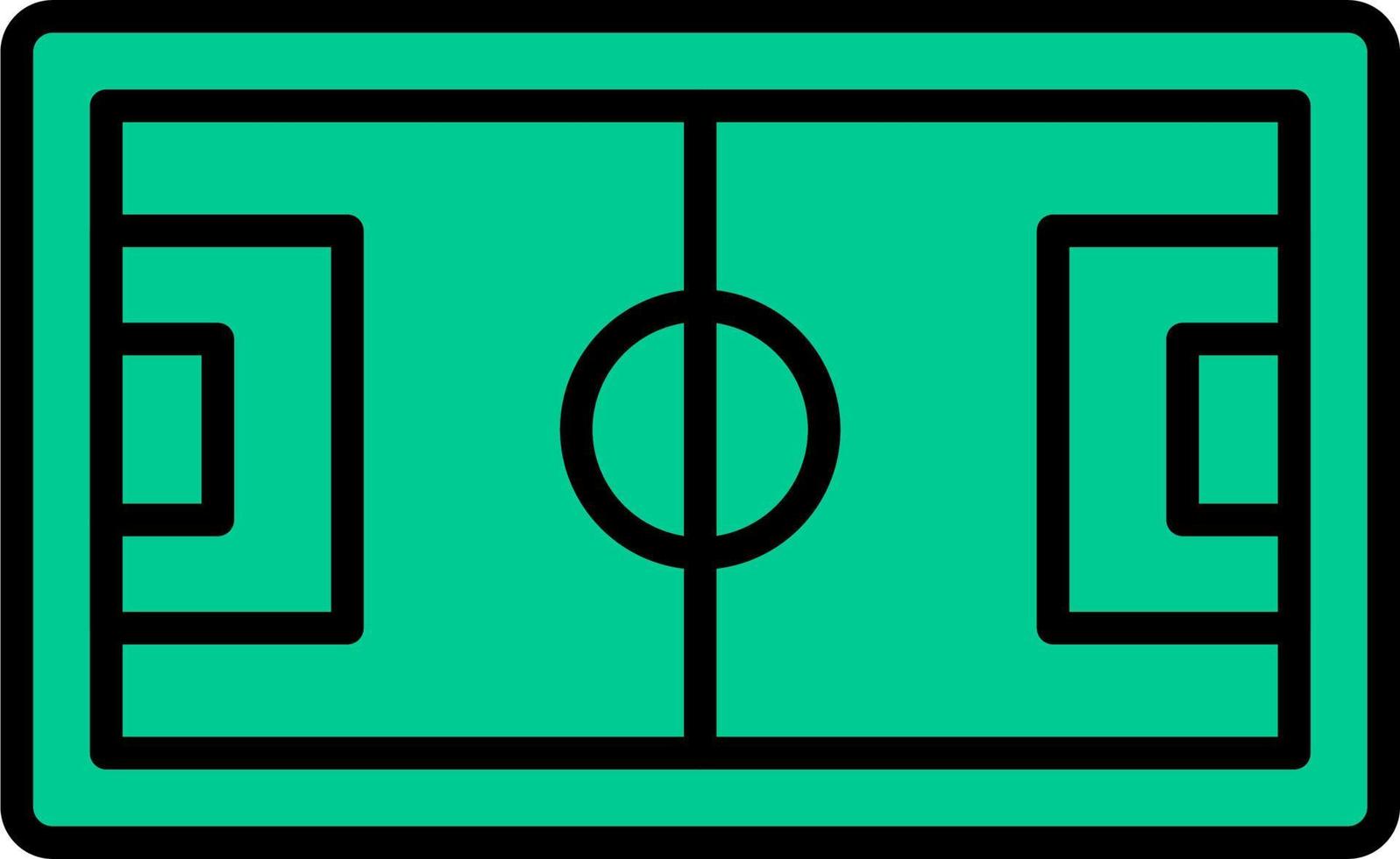 Football Pitch Vector Icon