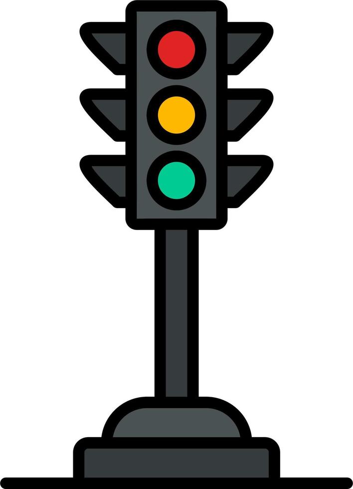 Traffic light Vector Icon