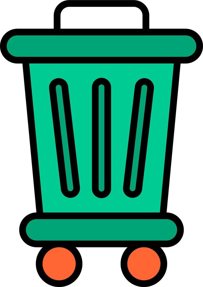 Trash Bin Vector Icon