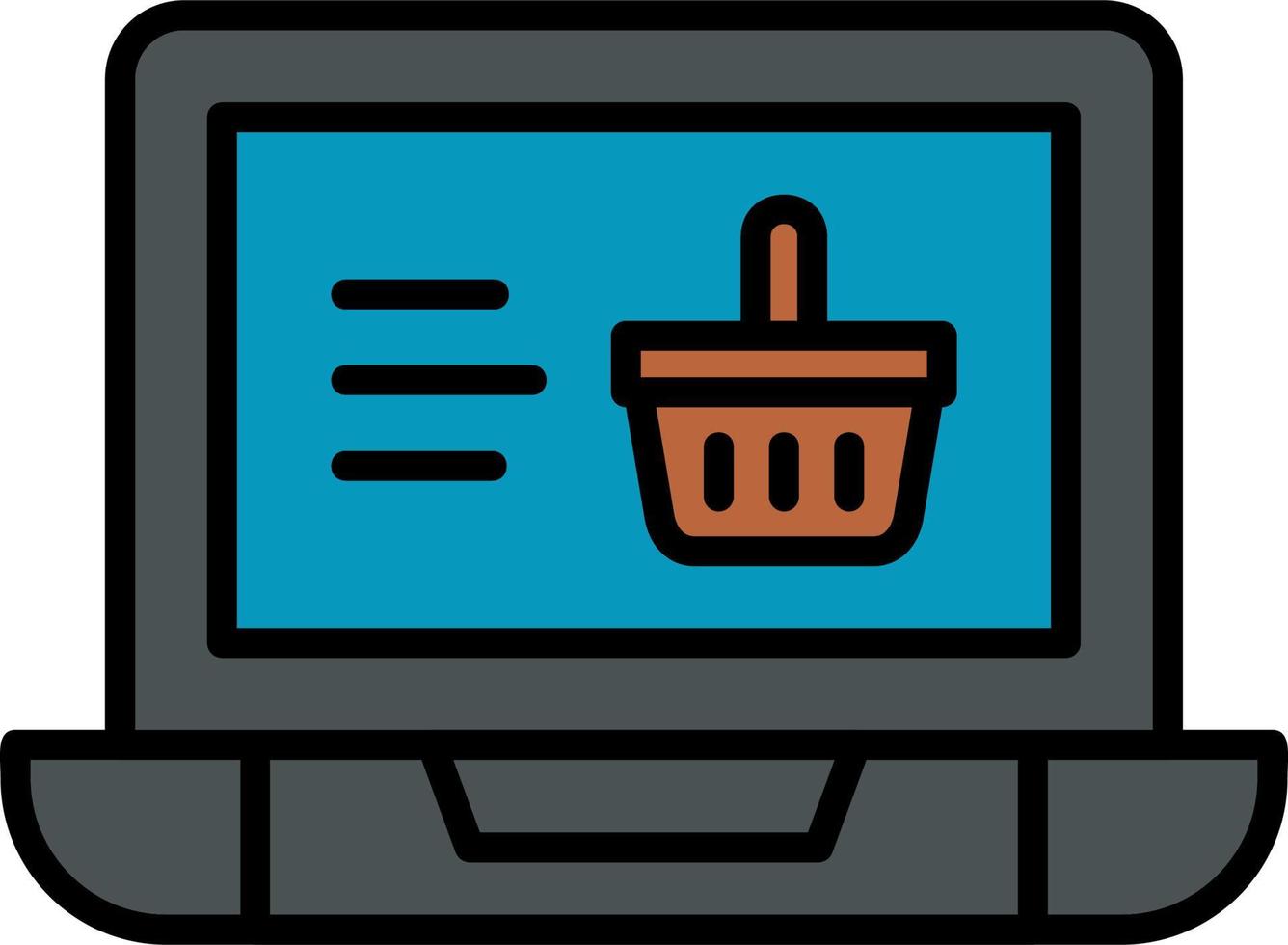 Online Shopping Vector Icon