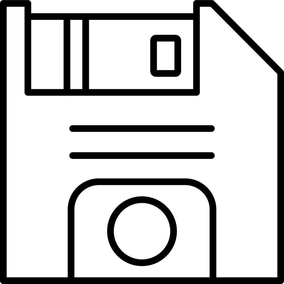 Floppy Disk Vector Icon