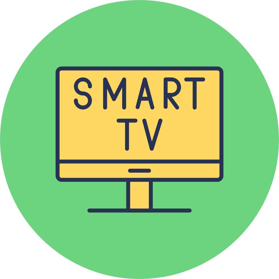 Smart Tv Vector Icon