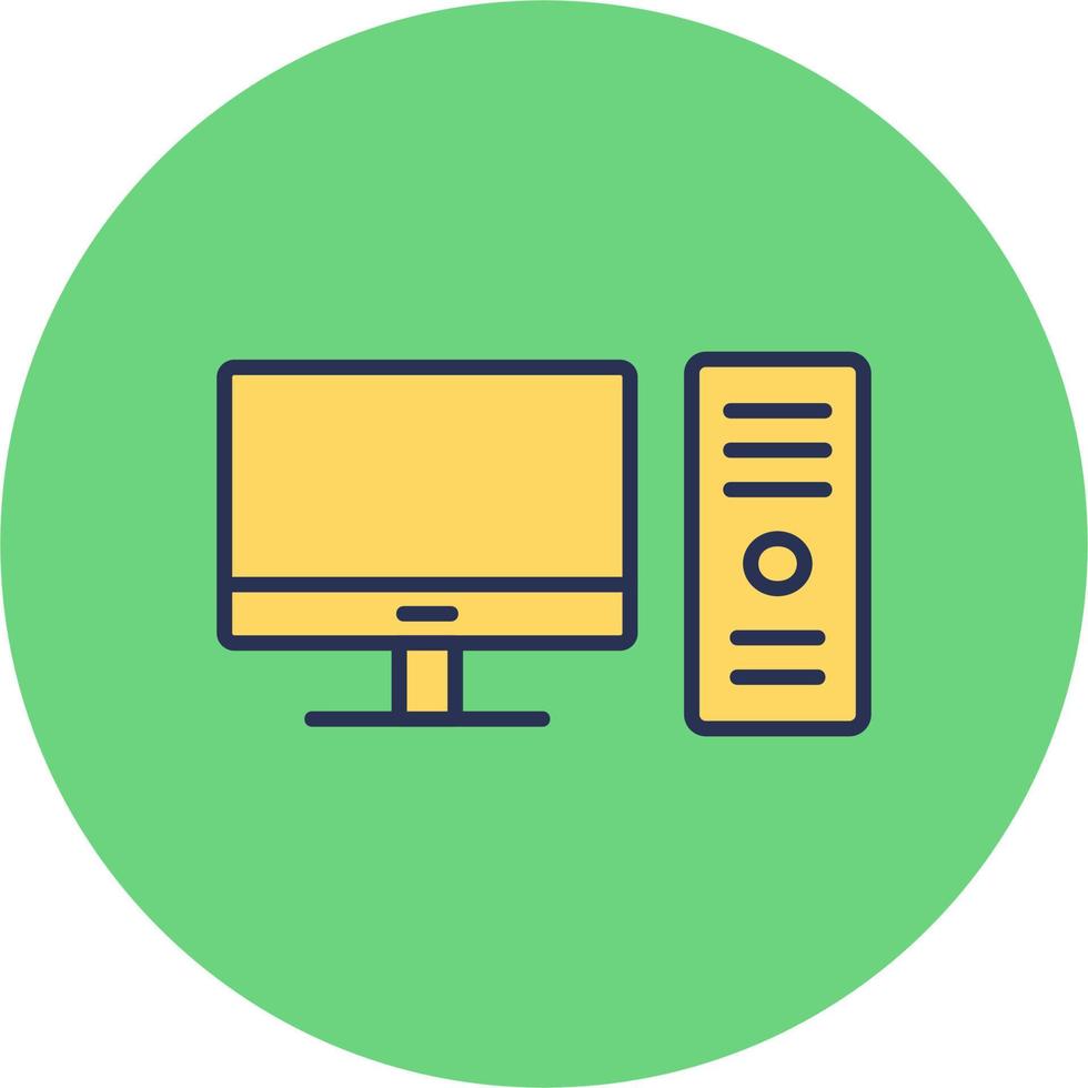 Computer Vector Icon