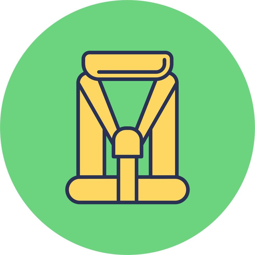 Car Seat baby Vector Icon