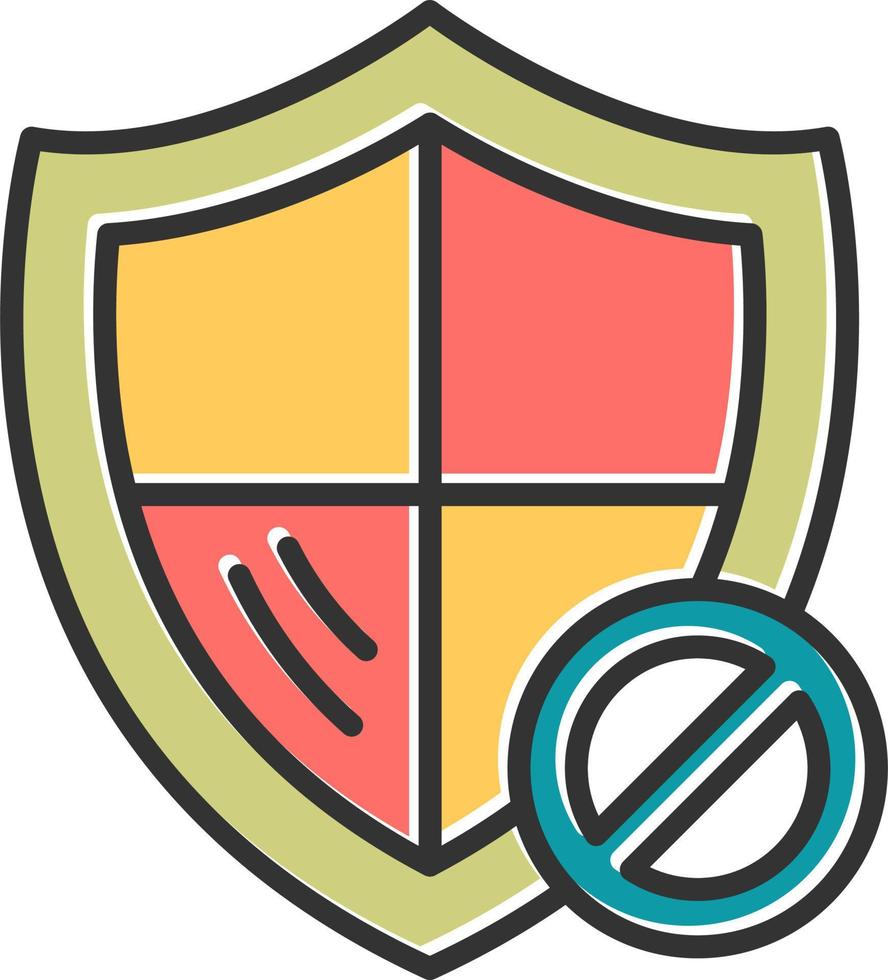 Blocked Vector Icon