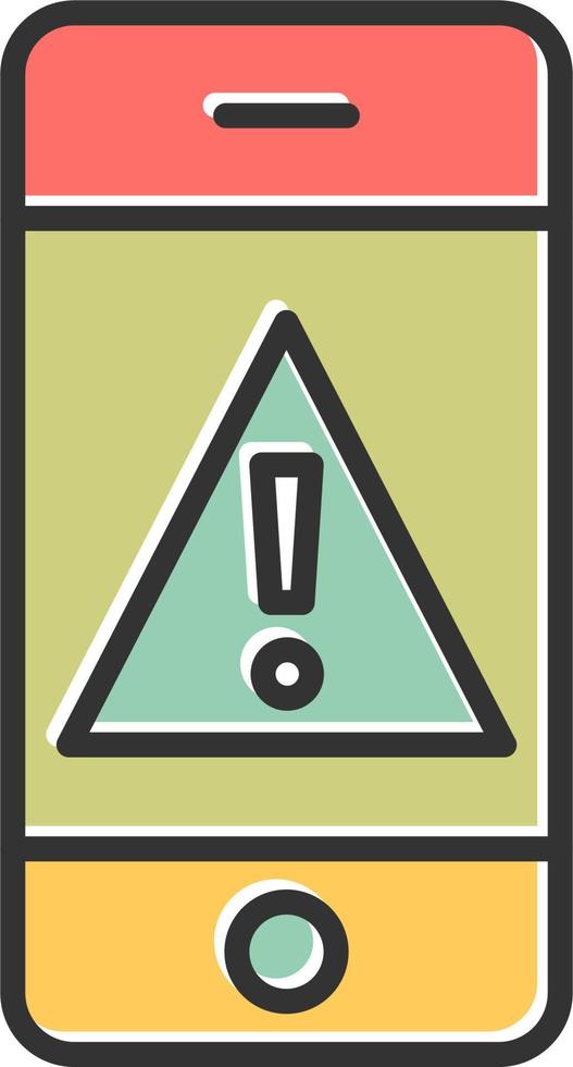 Mobile Alert Vector Icon
