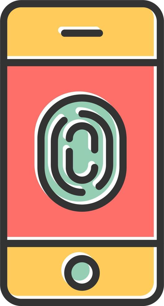 FingerPrint Verification Vector Icon