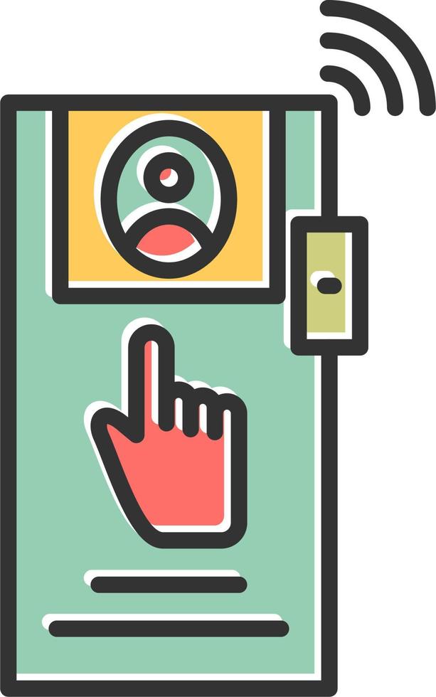 Door Camera Vector Icon