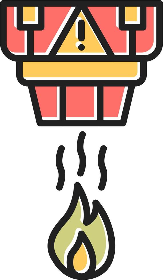 Smoke Detector Vector Icon