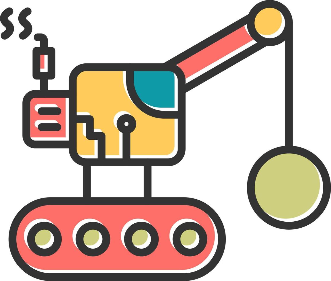 Wrecking Ball Vector Icon