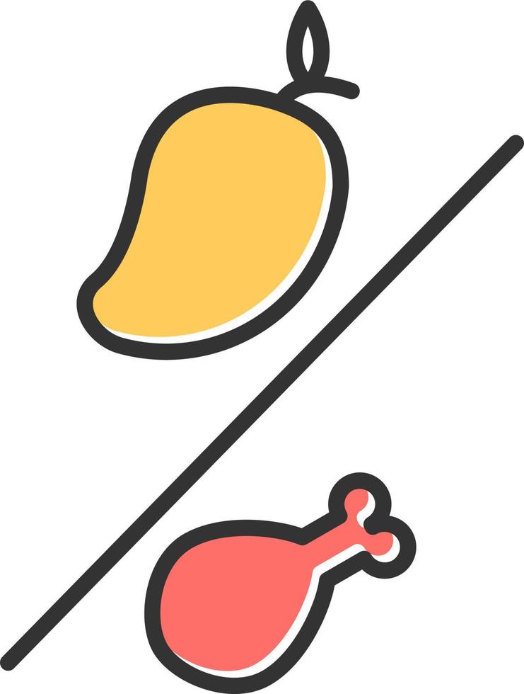 icono de vector de comida