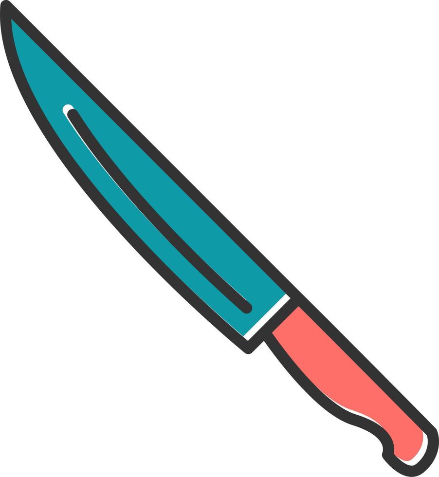 icono de vector de cuchillo