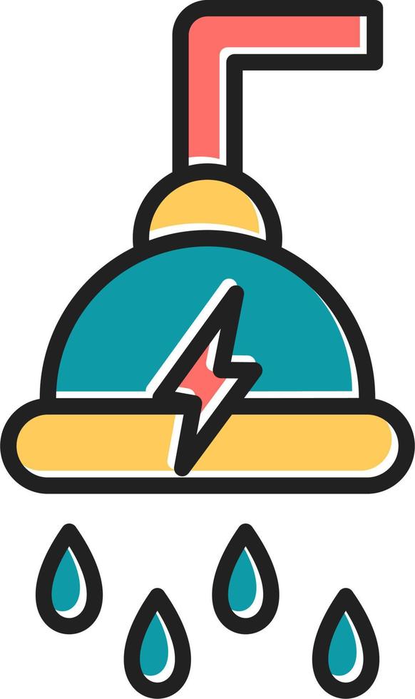 Power Shower Vector Icon