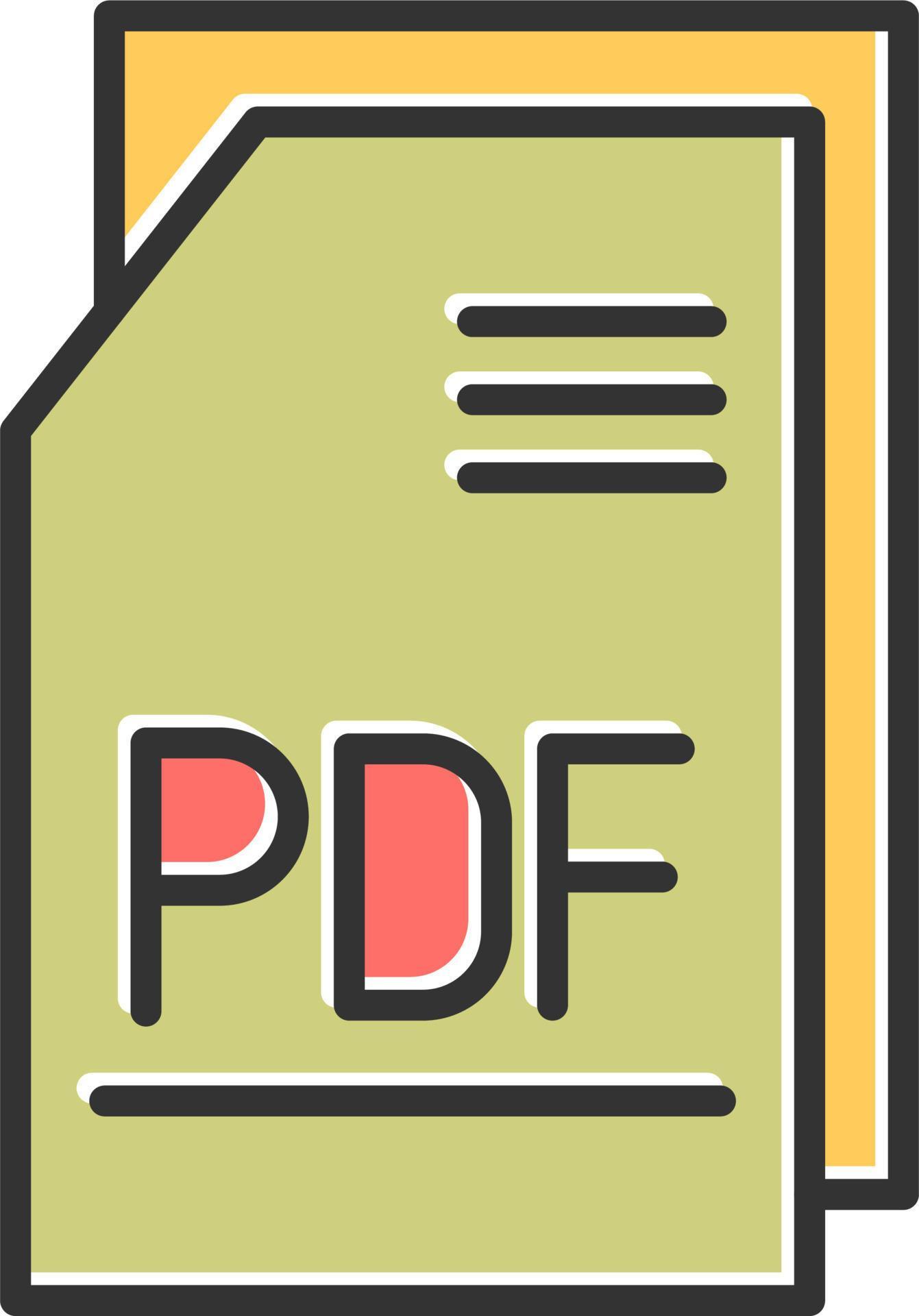 Pdf File Vector Icon 19967328 Vector Art at Vecteezy
