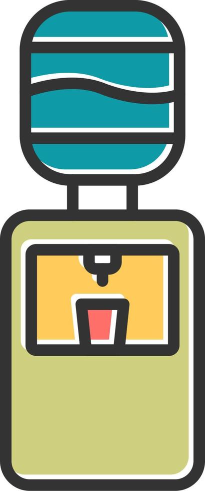 Water Cooler Vector Icon