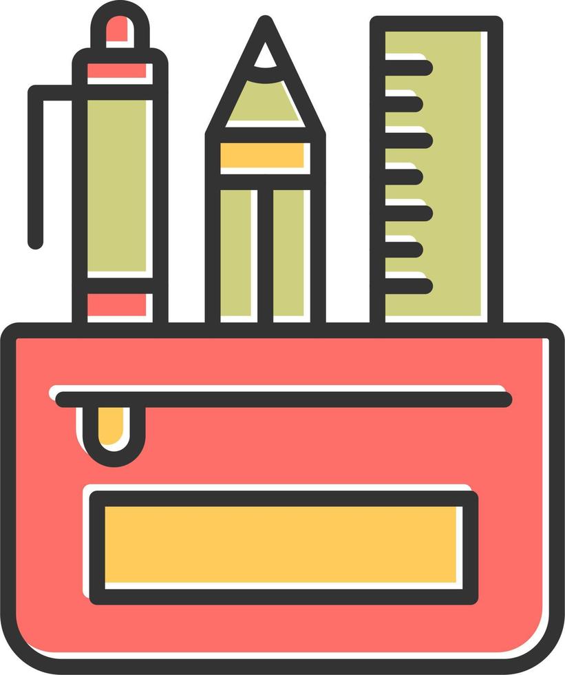 Pencil Case Vector Icon