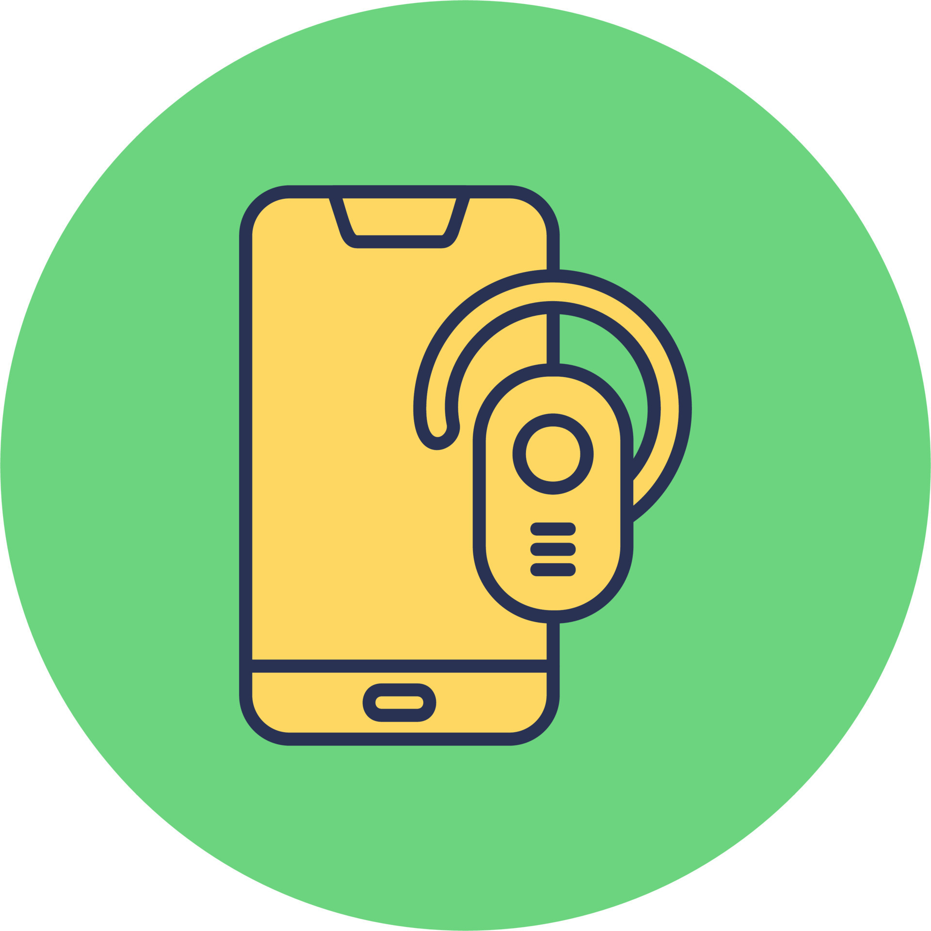 Earpiece Vector Icon 19967444 Vector Art at Vecteezy