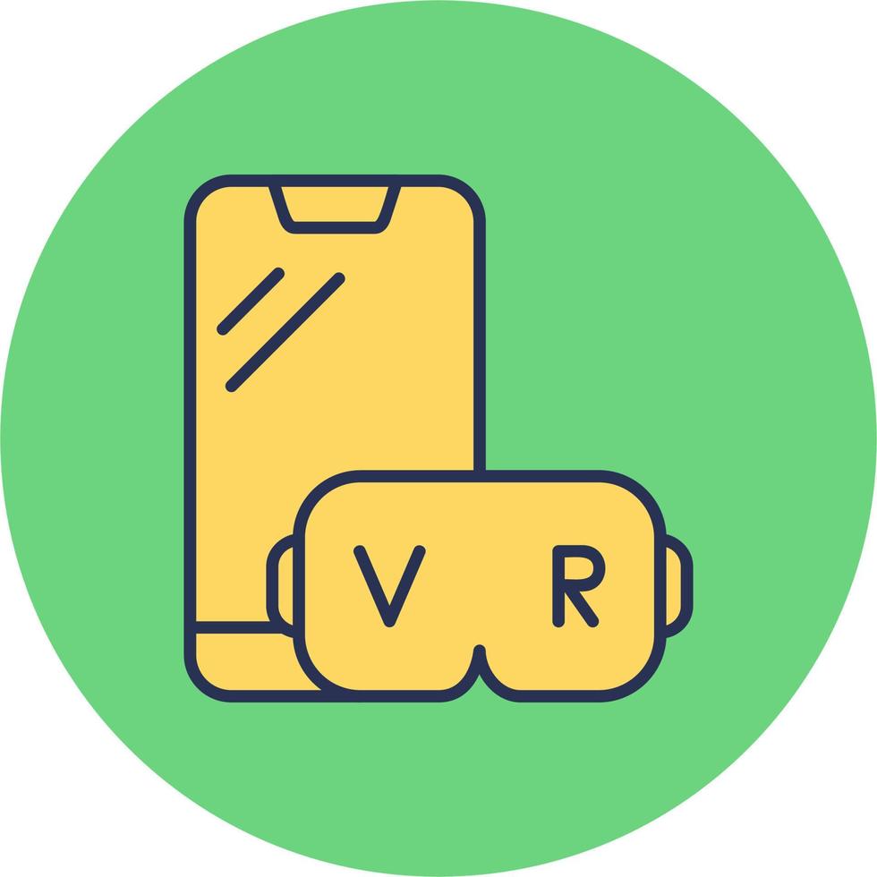 icono de vector de realidad virtual